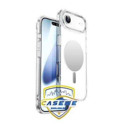 Ốp Lưng Wi wu MIRROR MCC-701 Trong Suốt Dành Cho  iPhone 17, iPhone Air, iPhone 17 Pro, iPhone 17 Pro Max – Hỗ Trợ Sạc Từ Tính - Hàng Nhập Khẩu
