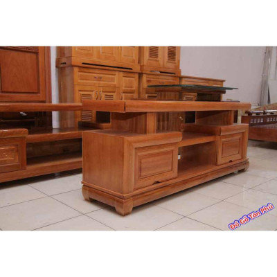 Kệ để tivi giá rẻ gỗ đinh hương kiểu Nhật 1m4 – 1m6 – 1m8