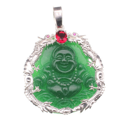 Mặt Dây Chuyền Nam Nữ Bạc Hiểu Minh MDN036S Phật DI LẶC