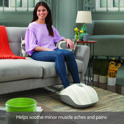 Máy massage chân USA khí nén Shiatsu 3D cao cấp , kèm nhiệt (HoMedics Shiatsu Air 2.0 With Heat) nhập khẩu USA