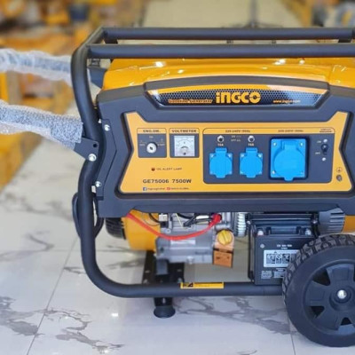 MÁY PHÁT ĐIỆN DÙNG XĂNG 4 THÌ OHV 7.5KW INGCO GE75006 - HÀNG CHÍNH HÃNG