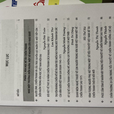 Người lính và chiến tranh  tiếp cận diễn ngôn vắn học việt nam hiện đại ( tiểu luận và phê bình)