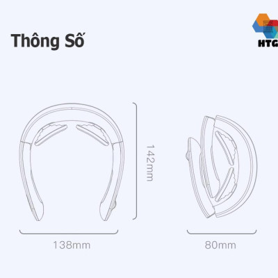 Máy massage cổ vai gáy Jeeback G6 phiên bản thanh lịch, siêu nhỏ gọn, kết nối App điều khiển, massage 3 cấp nhiệt, 4 chệ độ cùng 10 cường độ tích hợp, hàng chính hãng