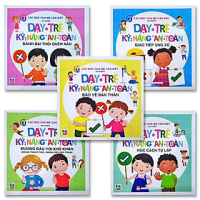 Combo Dạy Trẻ Kỹ Năng An Toàn (Bộ 5 cuốn)