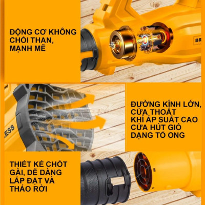 MÁY THỔI BỤI DÙNG PIN LITHIUM 20V CABLI20428 - HÀNG CHÍNH HÃNG