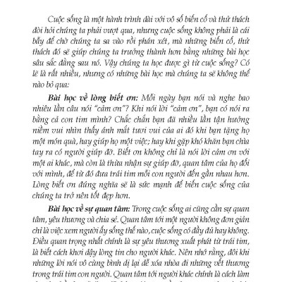 Bài Học Về Sự Hy Sinh - Cảm Ơn Mẹ (Tái bản 2024)