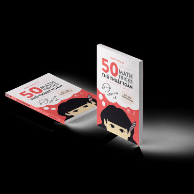 50 THỦ THUẬT TOÁN ( 50 math tricks ) - cuốn sách như giáo trình tập gym cho não bộ - Á Châu Books, Bìa mềm