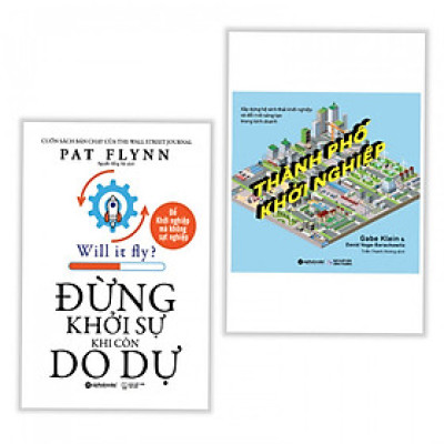Combo 2 cuốn sách kinh tế tâm đắc: Thành Phố Khởi Nghiệp + Đừng Khởi Sự Khi Còn Do Dự ( Tặng kèm bookmark PĐ)