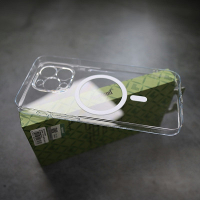 Ốp lưng trong suốt sạc từ tính bảo vệ camera cho iPhone 15 Pro Max / 15 Pro / 14 Pro Max / 13 Pro Max hiệu Memumi Glitter Magnetic - Siêu Mỏng 0.3mm, Tích Hợp Sạc Không Dây Từ Tích Magnetic, Lực Hút Mạnh, Chắc Chắn - Hàng nhập khẩu