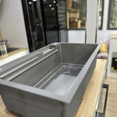 CHẬU RỬA INOX KAFF KF-UM7546B. Hàng Chính Hãng 