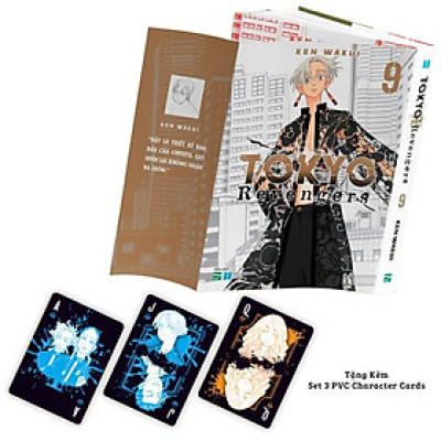 Tokyo Revengers - Tập 9 - Bản Đặc Biệt - Tặng Kèm Set 3 PVC Character Cards