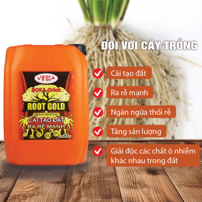 BOKA.Orich - Phân bón Root gold can 20kg