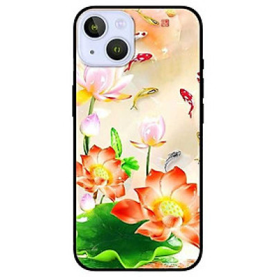 Ốp lưng dành cho Iphone 13 Mini - Iphone 13 - Iphone 13 Pro -  Iphone 13 Pro Max - Sen Nở Và Koi