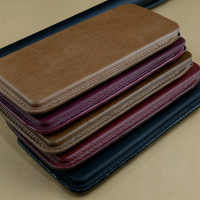 Bao da rút không dây Ép phom cho 12 pro max da bò may thủ công - hàng chính hãng