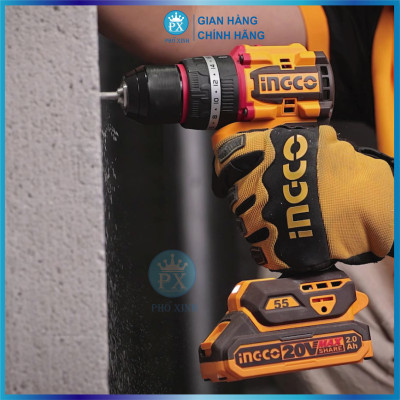 Máy khoan pin 20V ba chức năng Ingco CIDLI20558