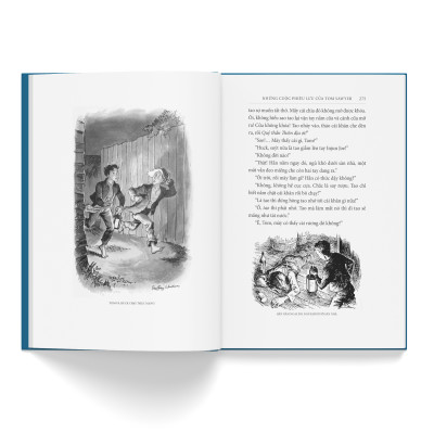 Combo 3 cuốn bìa vải (Về với gia đình, Khu vườn bí mật, Những cuộc phiêu lưu của Tom Sawyer)