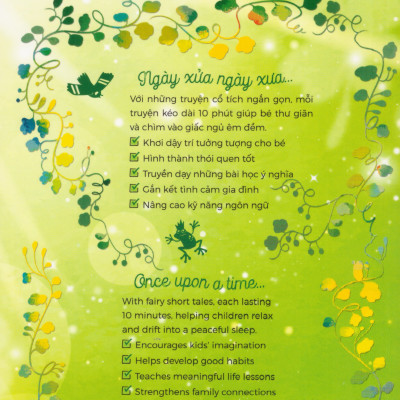 10 Ten-Minute Bedtime Stories - 10 phút đọc truyện trước giờ đi ngủ (Truyện phiêu lưu - Adventure Stories)  - Song ngữ Việt Anh, tặng kèm file nghe Audio book