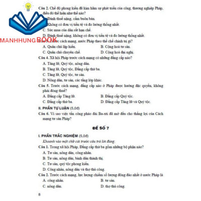 sách - đề kiểm tra đánh giá lịch sử 8 (bám sát sgk kết nối tri thức với cuộc sống)