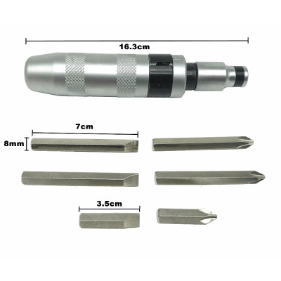 Bộ tô vít đóng đảo chiều cao cấp IMPACT DRIVER 7 chi tiết- tovit đóng