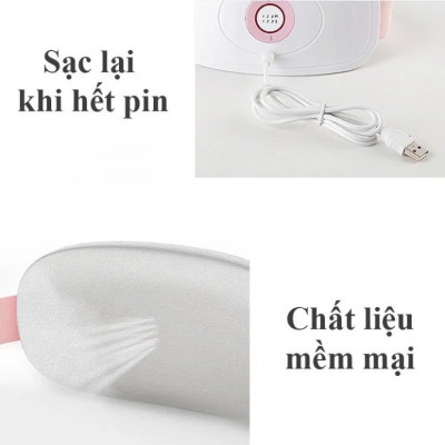 Đai massage bụng kinh-A858, máy làm ấm tử cung, giảm đau ngày rụng dâu