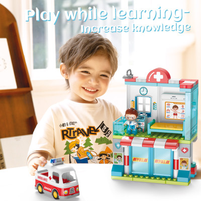 FEELO - 42021 - Lắp Ráp Bệnh Viện (76 Chi Tiết)