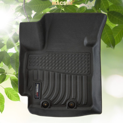 Thảm lót sàn xe ô tô Suzuki Swift 2019-nay (sd) Nhãn hiệu Macsim chất liệu nhựa TPE cao cấp màu đen