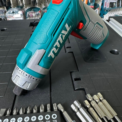 MÁY SIẾT VÍT DÙNG PIN 8V TOTAL TSDLI0802 - HÀNG CHÍNH HÃNG