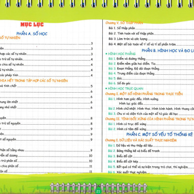 Bộ Lịch Kiến Thức Cần Nhớ Môn Toán Cấp II (Dùng Chung Các Bộ SGK Hiện Hành) - HA