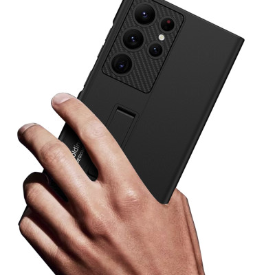 Ốp lưng chống sốc kiêm giá đỡ cho Samsung Galaxy S24 Ultra hiệu Likgus Ultra-Thin Bracket Shell chống sốc cực tốt, chất liệu cao cấp, kiêm giá đỡ cho điện thoại - Hàng nhập khẩu