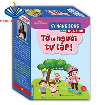 Sách - Combo hộp kỹ năng sống cho học sinh - Tớ là người tự lập (trọn bộ 5 cuốn)
