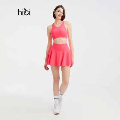 Áo bra tập Yoga Gym Hibi Sports BA523 kiểu ba lỗ viền trắng, kèm mút ngực