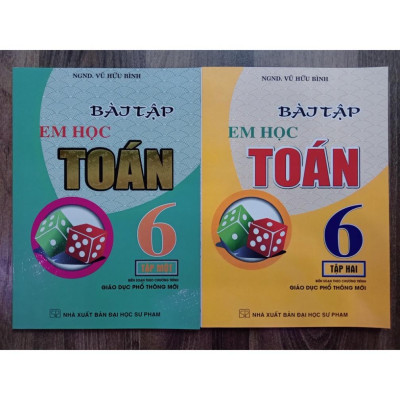 Sách - Combo Bài tập Em Học Toán 6 - Theo Chương Trình Giáo Dục Phổ Thông Mới (2 tập)
