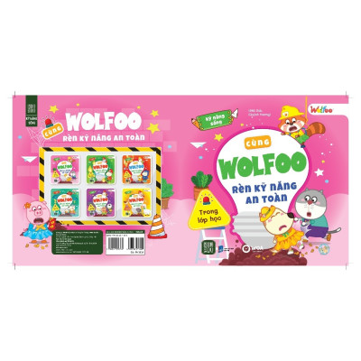 Sách - Cùng Wolfoo Rèn Kỹ Năng An Toàn Trong Lớp Học