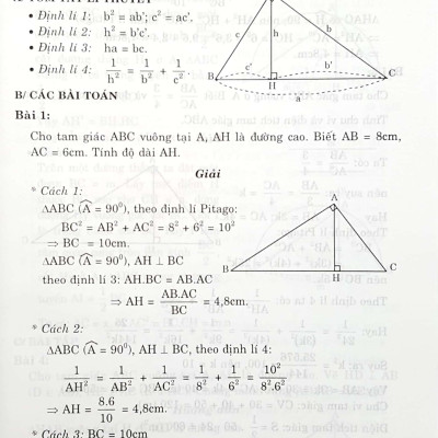 Luyện Thi Toán Hình Học Lớp 9
