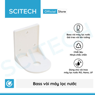 Bass vòi, giá treo vòi nước bằng nhựa dùng trong máy lọc nước (Tặng kèm ốc vít và tắc kê bắt tường) - Hàng chính hãng