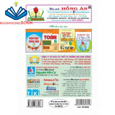 SÁCH - Phân loại & phương pháp giải nhanh toán 6/1 (90.000)