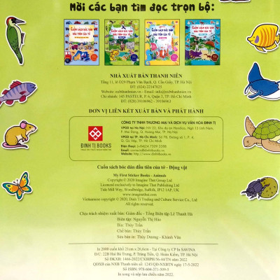 Cuốn Sách Bóc Dán Đầu Tiên Của Tớ - Động Vật