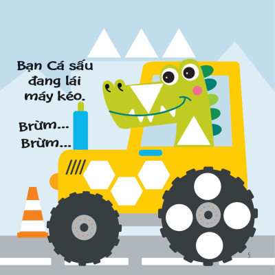 Hình Dán Ngộ Nghĩnh - Phát Triển Khả Năng Quan Sát - Công Trường Xây Dựng