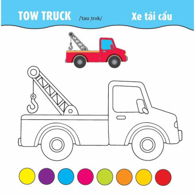 Sách - Tô Màu Phát Triển IQ EQ CQ - Ô Tô - Tàu Thuyền - Máy Bay - Song Ngữ Anh Việt - Tập 2 - Việt Thư