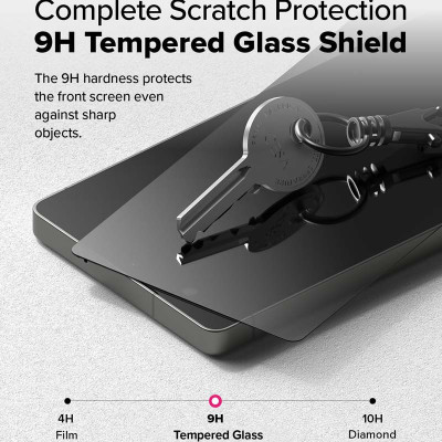[Combo 2] Dán cường lực chống nhìn trộm cho Samsung Galaxy S25 Ultra RINGKE Easy Slide Privacy Tempered Glass - Hàng Chính Hãng