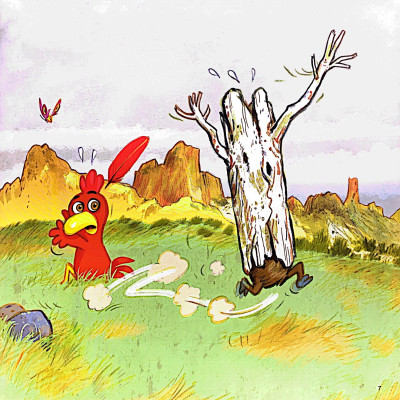 Sách: Lại chuyện xóm gà - Pitikok và bê rừng bé bỏng