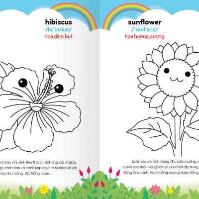 Sách - Colouring 365 ngày Tô màu - KHÁM PHÁ THẾ GIỚI PHÁT TRIỂN TRÍ TUỆ - Hoa, Quả, Rau, Củ (Cuốn 3)