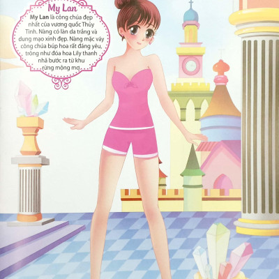 368 Bóc Dán Sticker - Hình Dán Trang Phục Công Chúa - Quyển 5 - Mộng Mơ