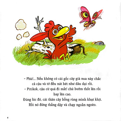 Sách: Lại chuyện xóm gà - Pitikok và bê rừng bé bỏng