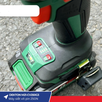 COMBO Máy Siết 250N Vít Dùng Pin 21V Dekton M21-CV250G3 KÈM 1 PIN M21-B4000M + 1 SẠC M21-S20 DEKTON KÈM HỘP DK-IJC01 - KM_T8 -HÀNG CHÍNH HÃNG