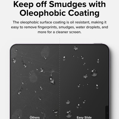 Dán màn hình cường lực dành cho iPad Air 6 11″ M3/M2/Air 6 13" M3/M2 RINGKE Easy Slide Tempered Glass - Hàng Chính Hãng