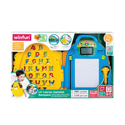 Đồ Chơi Balo Chữ Cái Kèm Bảng Vẽ Cho Bé WINFUN 001205