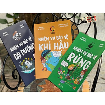 (Combo 3 cuốn, khổ lớn, in màu) NHIỆM VỤ BẢO VỆ MÔI TRƯỜNG - Nxb Phụ Nữ - bìa mềm