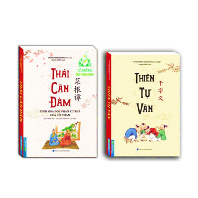 Sách - Combo 4c - Thái Căn Đàm,Đệ tử quy,Thiên tự văn,Tam tự kinh (MT)