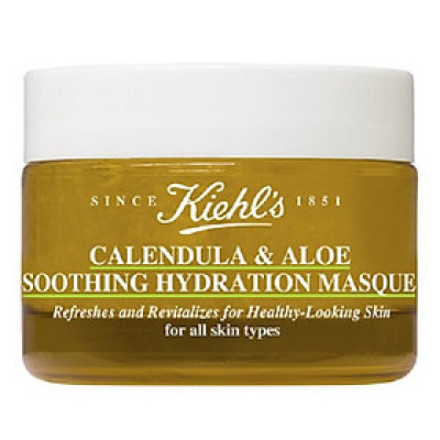 Mặt nạ cấp ẩm siêu tốc phục hồi da Kiehls Calendula & Aloe Soothing Hydration Mask minisize 14ml ( cúc )